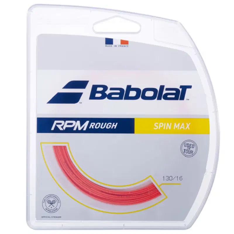 Babolat RPM ROUGH Теннисная струна 12м Ярко-красный