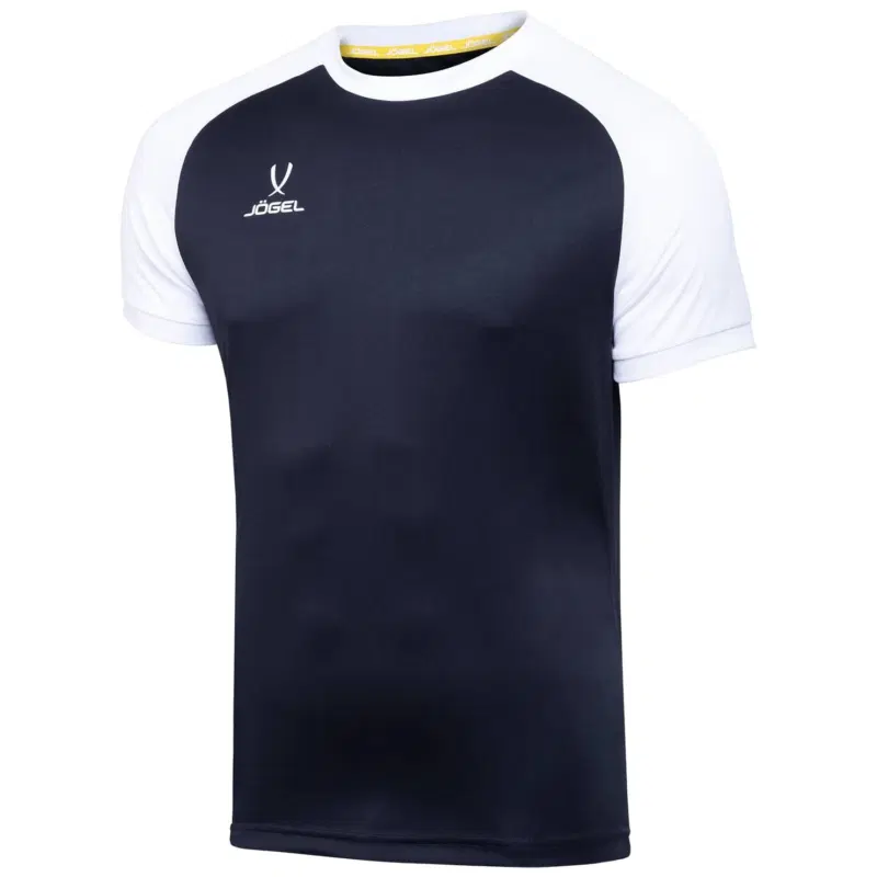 Jögel CAMP REGLAN JERSEY Футболка игровая футбольная детская Черный/Белый