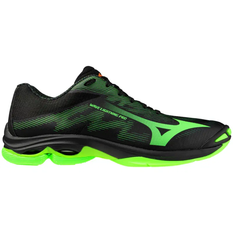 Mizuno WAVE LIGHTNING PRO Кроссовки волейбольные Черный/Зеленый