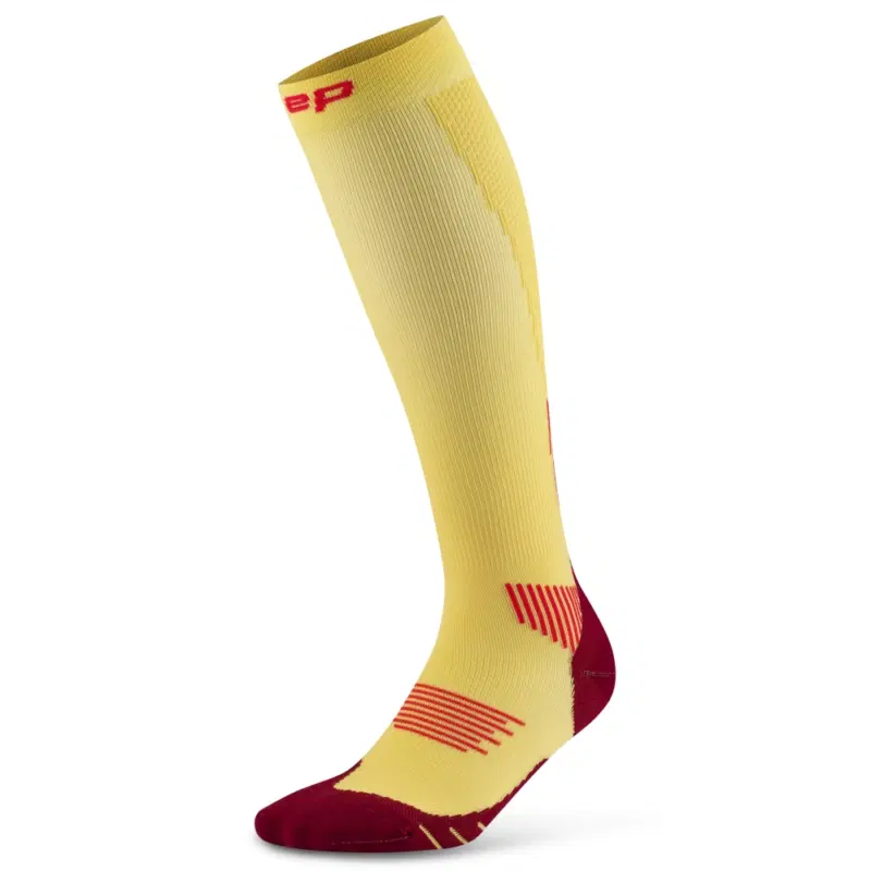 CEP CORE RUN TALL COMPRESSION SOCKS 5.0 Компрессионные гольфы Желтый/Красный