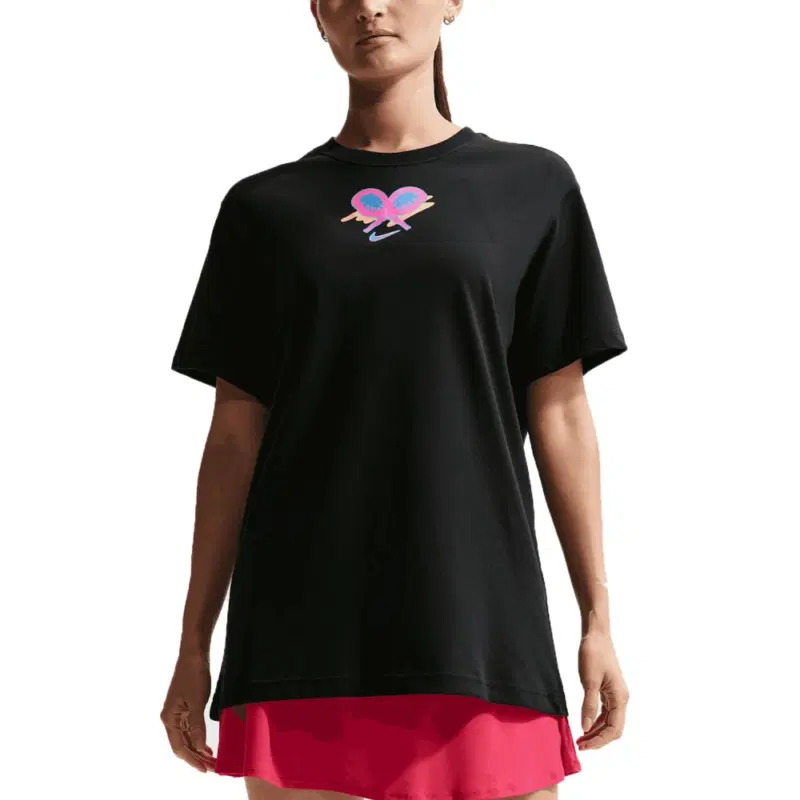 Nike SLAM (W) Футболка теннисная женская Черный