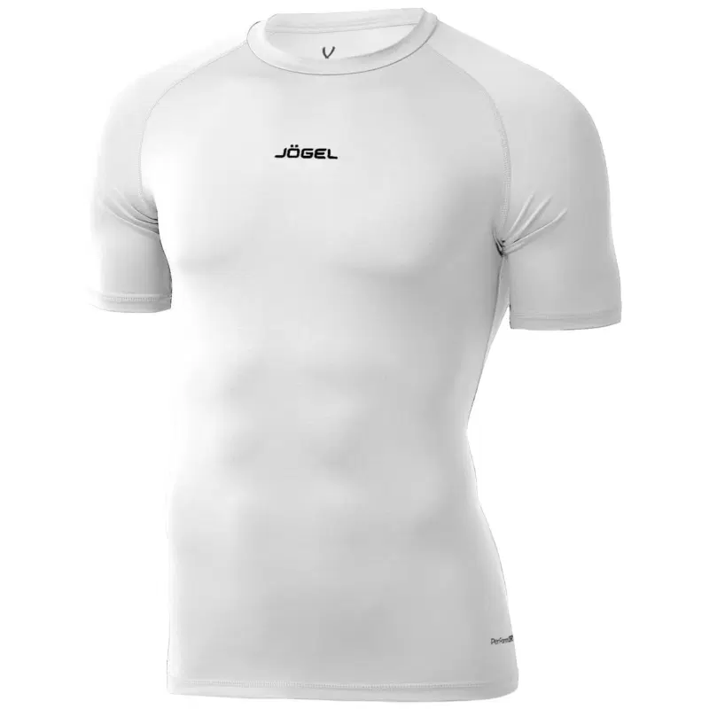 Jögel CAMP PERFORMDRY TOP SS Футболка компрессионная Белый/Черный