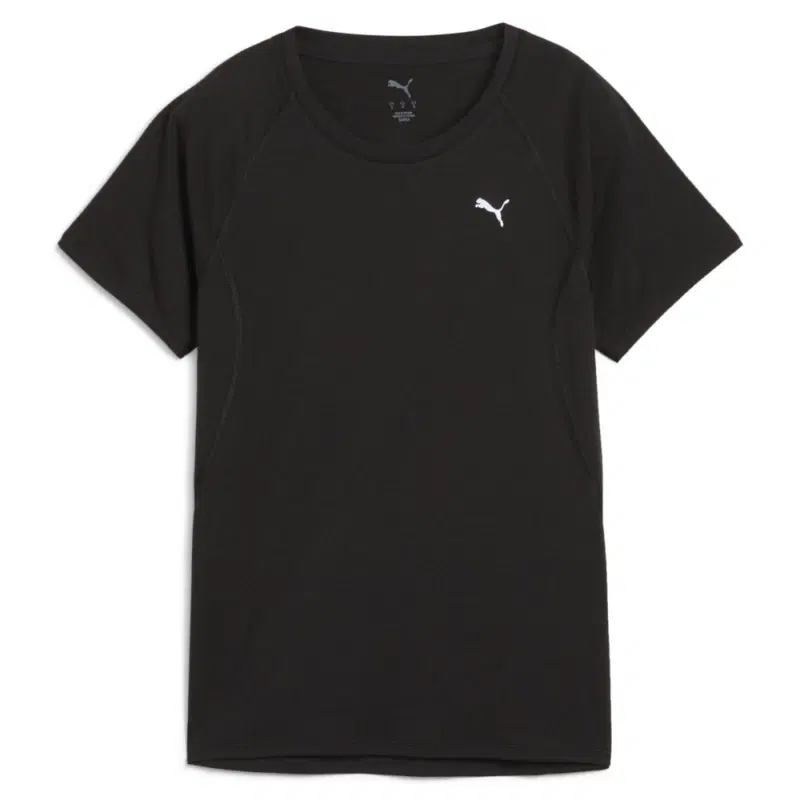 Puma RUN VELOCITY TEE TRI-BLEND (W) Футболка беговая женская Черный