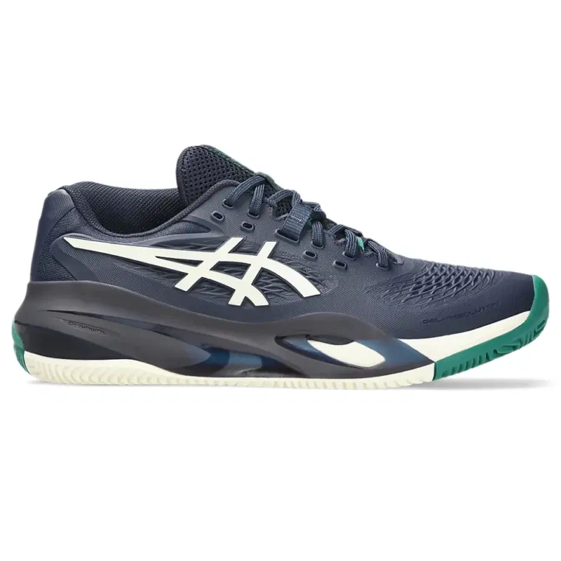 Asics GEL-RESOLUTION X CLAY Кроссовки теннисные Темно-синий/Белый/Зеленый