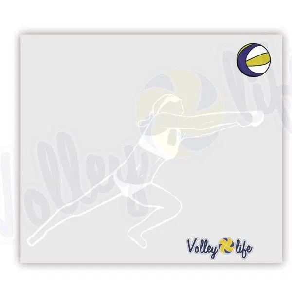 Volleylife Наклейка на автомобиль "Пляжный волейбол защитница"