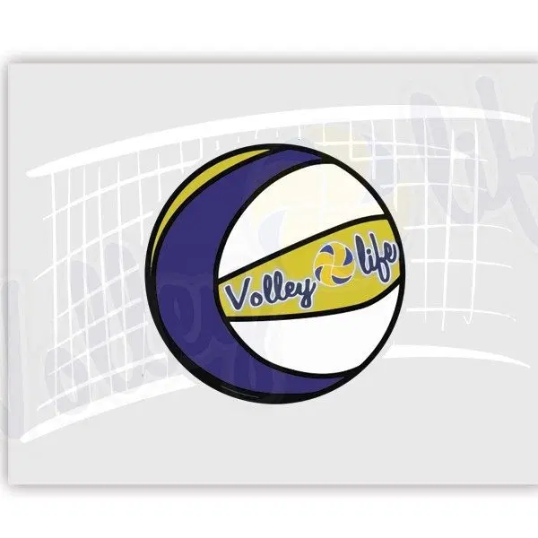 Volleylife Наклейка на автомобиль "Пляжный волейбол мяч"