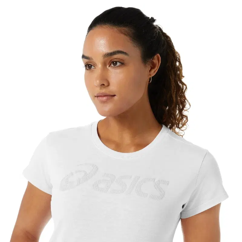 Asics ASICS BIG LOGO TEE III (W) Футболка женская Белый/Черный
