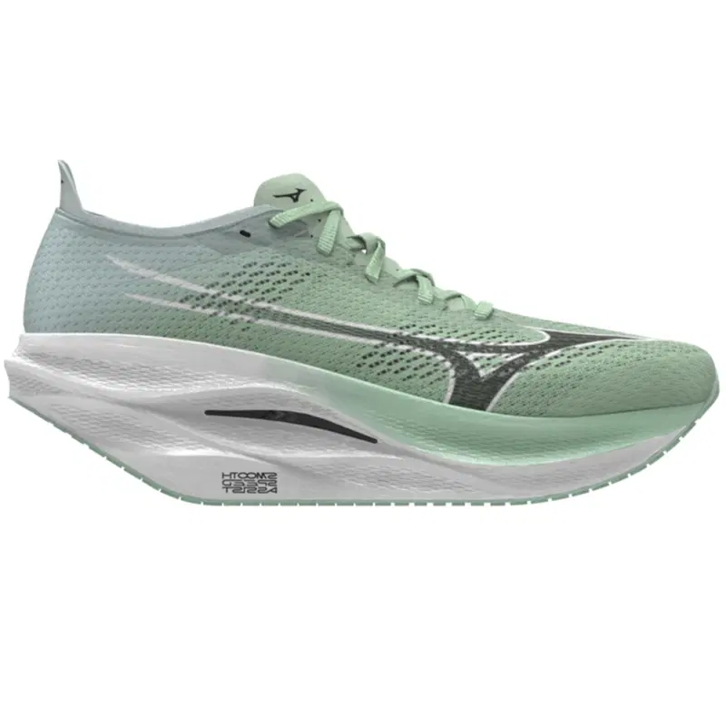 Mizuno WAVE REBELLION PRO 3 Кроссовки беговые Зеленый/Серый