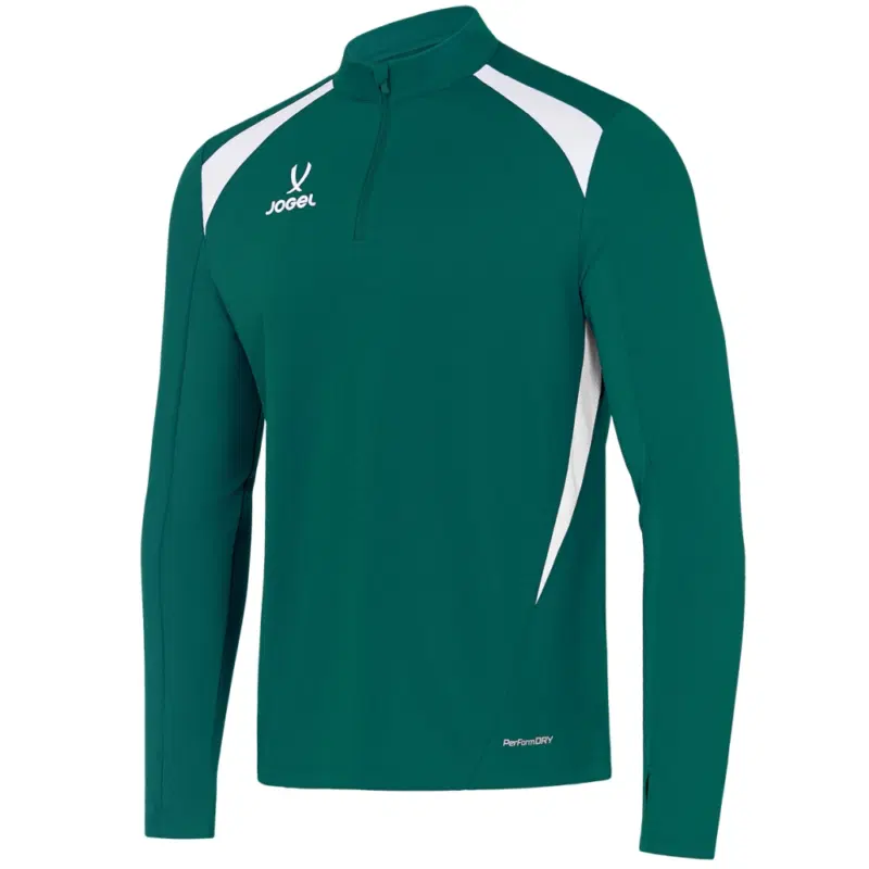 Jogel DIVISION PERFORMDRY TRAINING 1/4 ZIP TOP Джемпер тренировочный Темно-зеленый