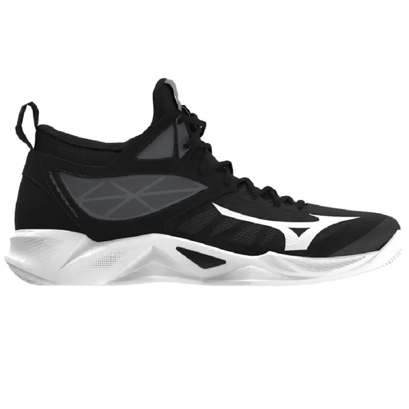 Mizuno WAVE DIMENSION MID Кроссовки волейбольные Черный/Белый