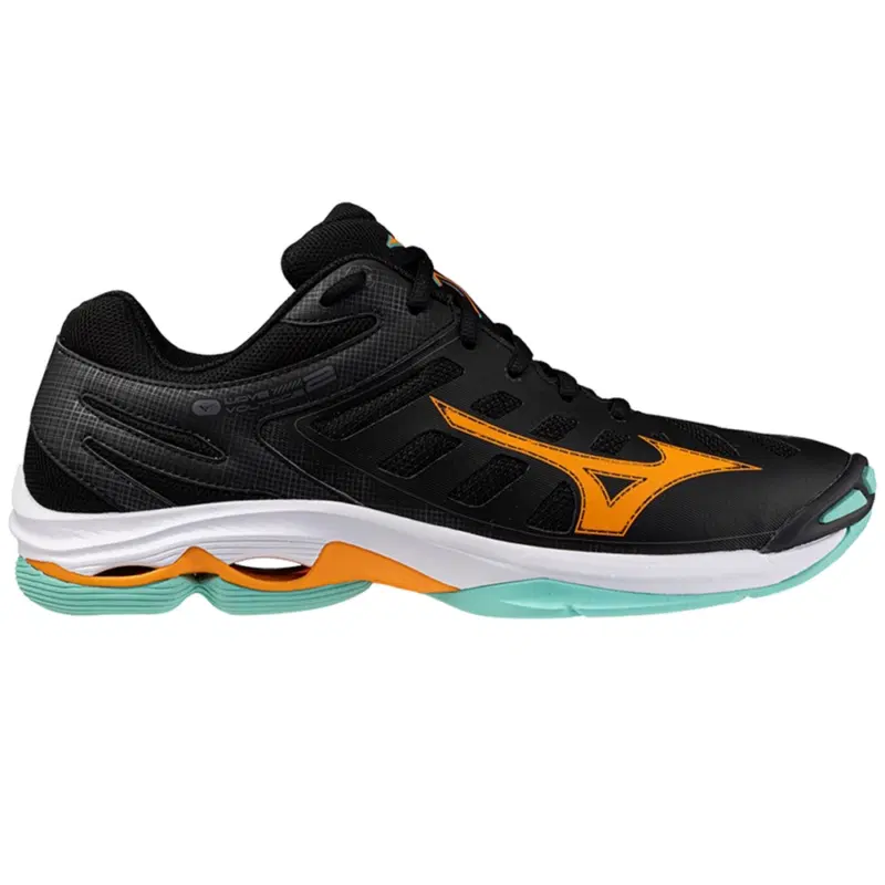 Mizuno WAVE VOLTAGE 2 Кроссовки волейбольные Черный/Мятный
