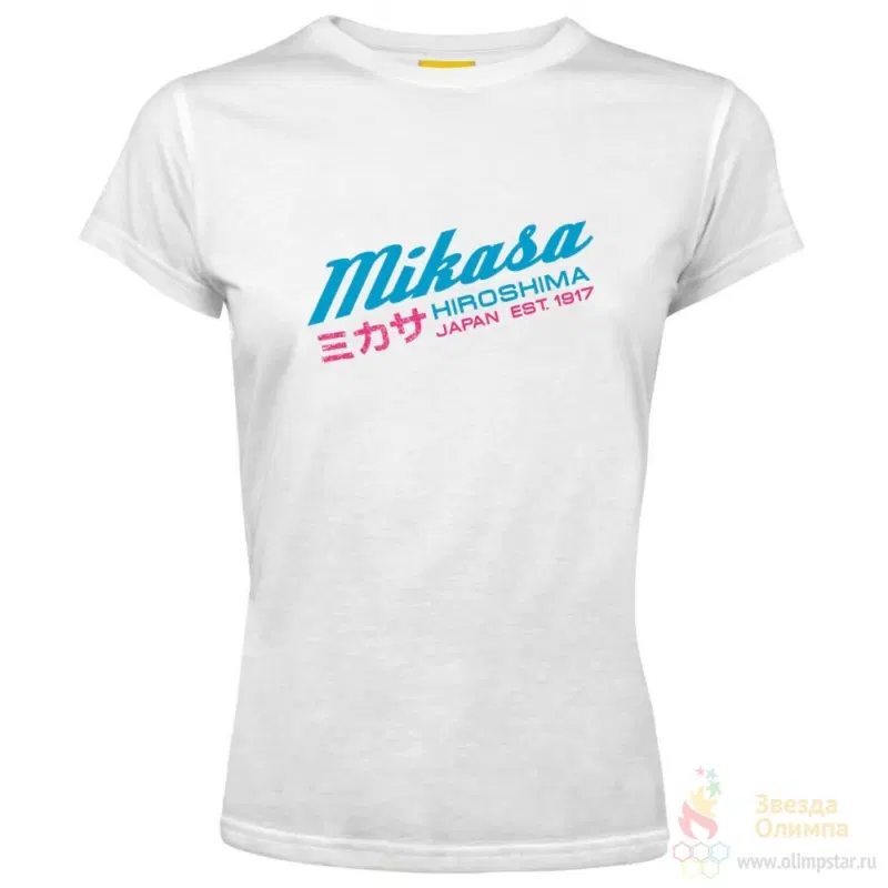 Mikasa TEJAL Футболка женская Белый/Голубой