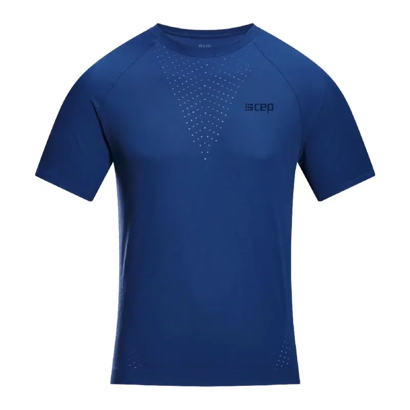 CEP ULTRALIGHT SHORT SLEEVE SHIRT Футболка беговая Темно-синий
