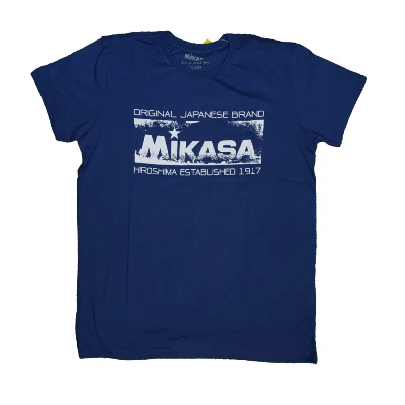 Mikasa MT5023 Футболка спортивная Темно-синий/Белый