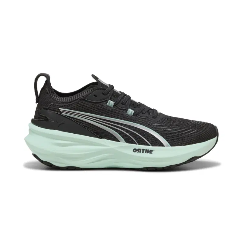Puma FOREVERRUN NITRO 2 (W) Кроссовки беговые женские Черный/Мятный