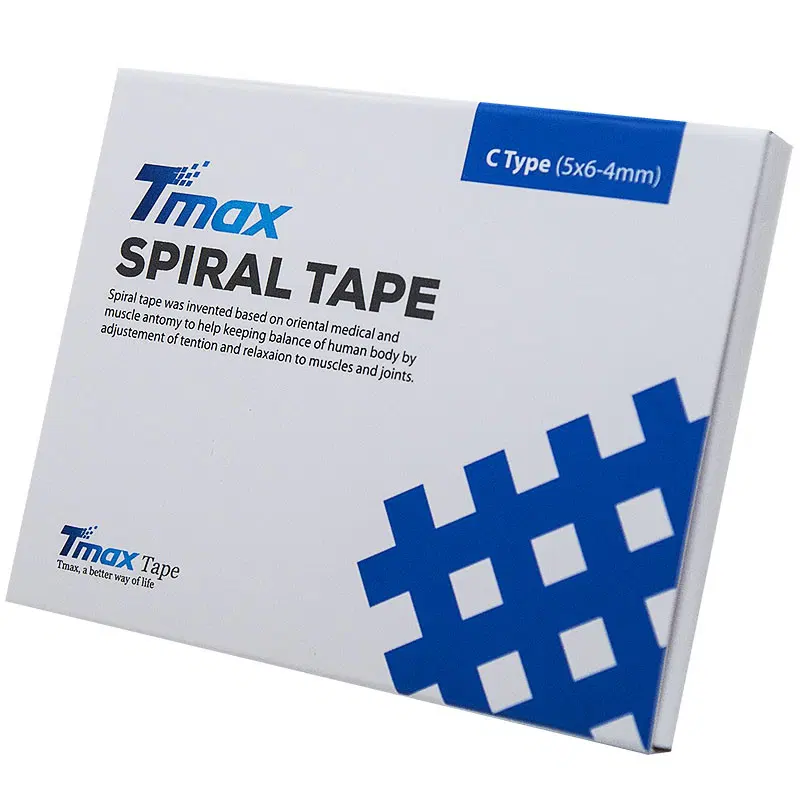 Tmax SPIRAL TAPE TYPE C Кросс-тейп Телесный (20 листов)