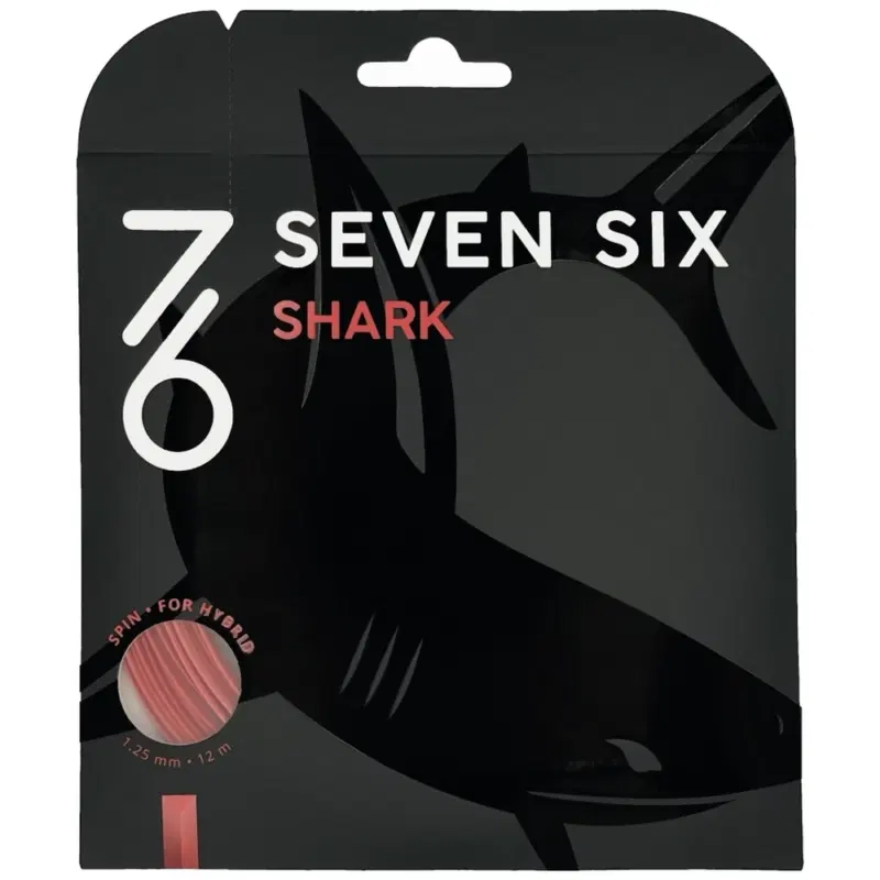 7/6 SHARK Теннисная струна 12м Красный
