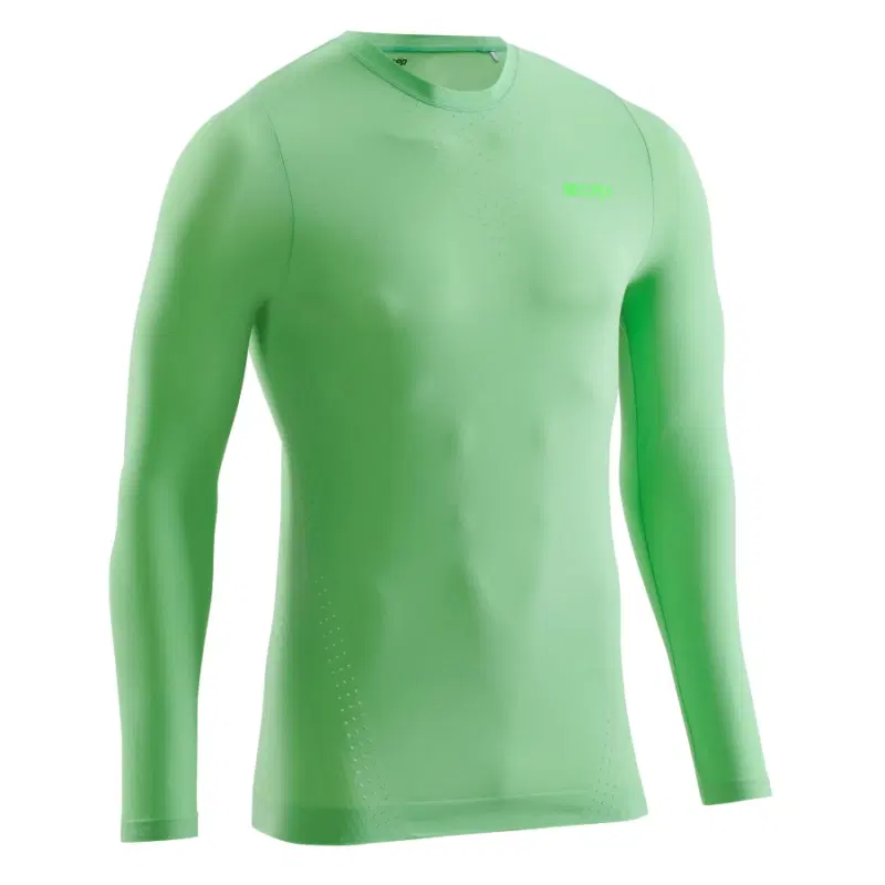CEP ULTRALIGHT LONG SLEEVE RUN SHIRT Футболка беговая с длинным рукавом Зеленый