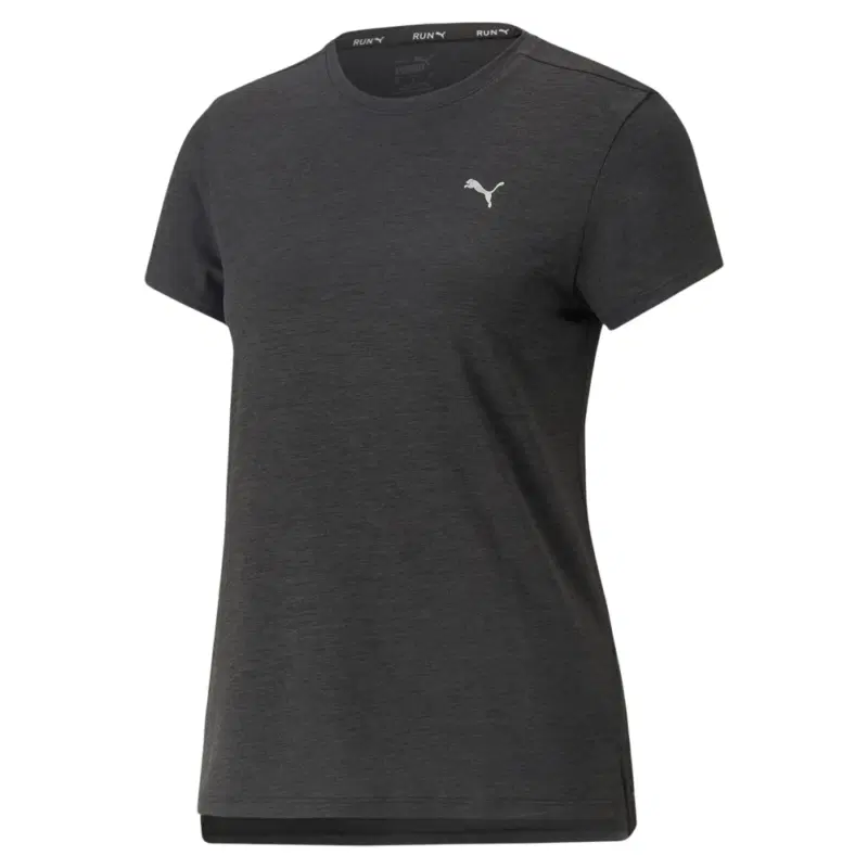 Puma FAVOURITE HEATHER TEE (W) Футболка беговая женская Черный