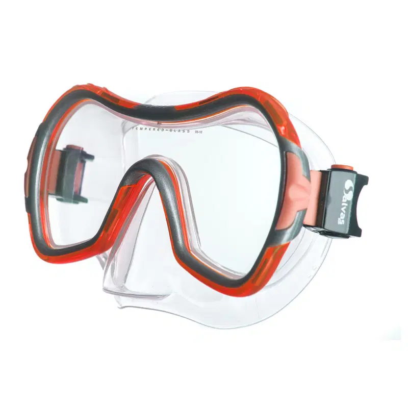 Salvas VIVA SR MASK Маска для плавания Красный/Прозрачный