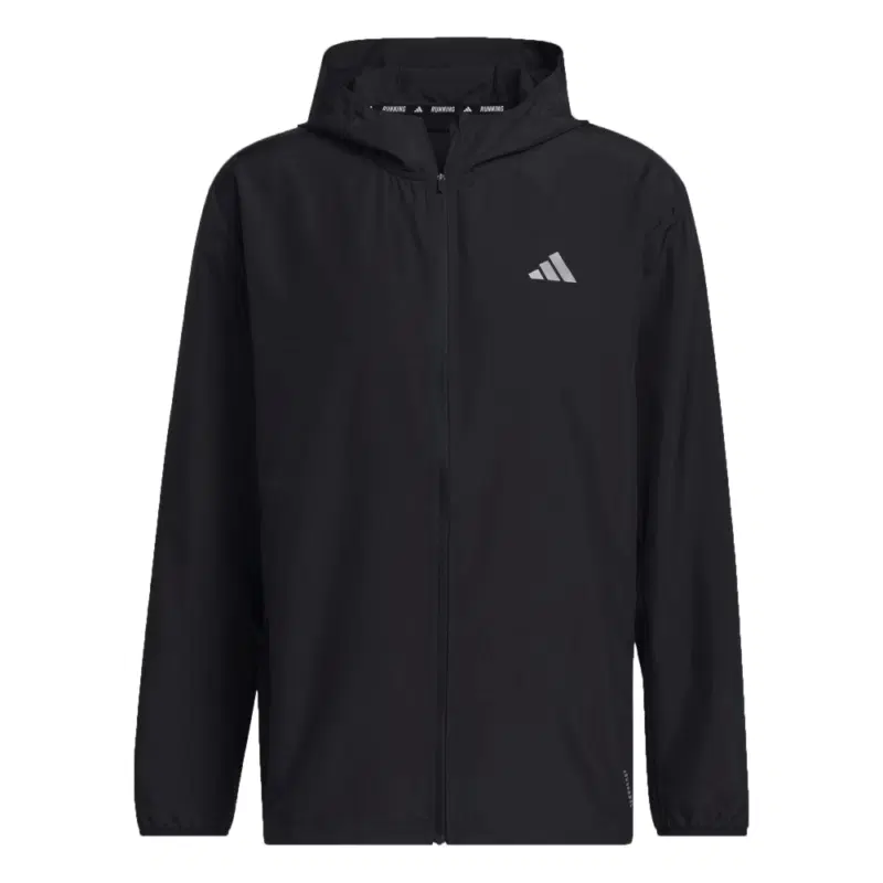 Adidas RUN IT JACKET Куртка ветрозащитная Черный/Белый