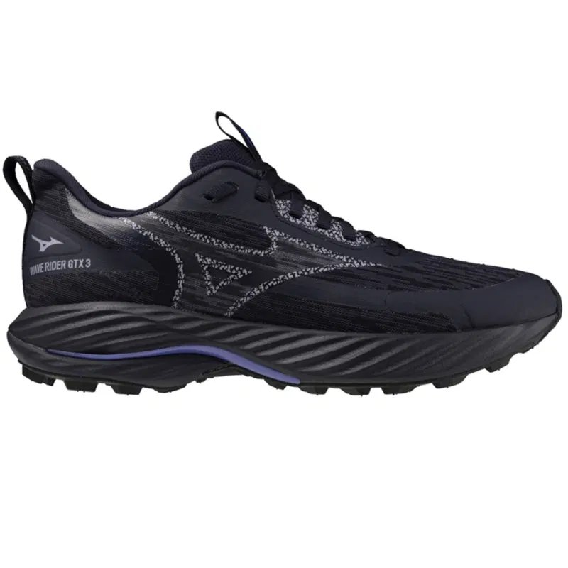 Mizuno WAVE RIDER GTX 3 (W) Кроссовки беговые женские Темно-серый/серый