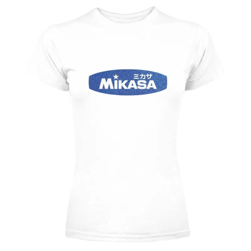Mikasa MANICA CORTA Футболка Белый/Синий