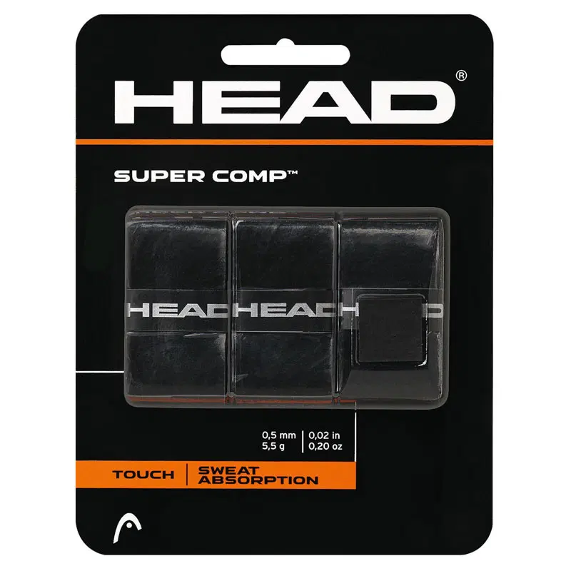 Head SUPER COMP Овергрип Черный