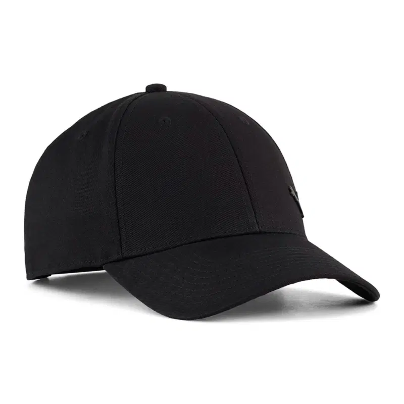 Puma ESSENTIALS ELEVATED METAL CAT BASEBALL CAP Бейсболка Черный