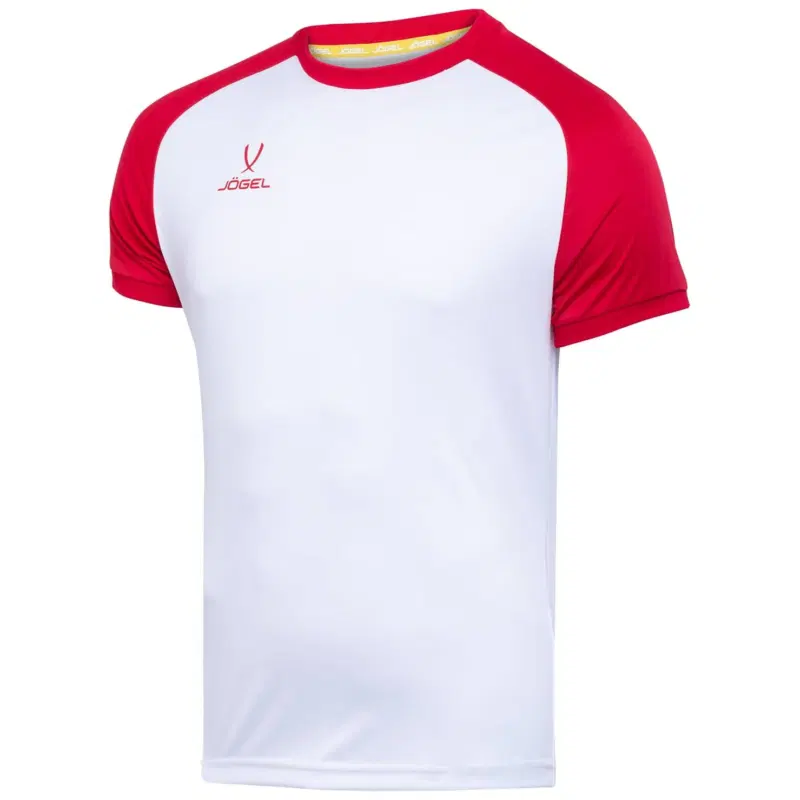 Jögel CAMP REGLAN JERSEY Футболка игровая футбольная детская Белый/Красный