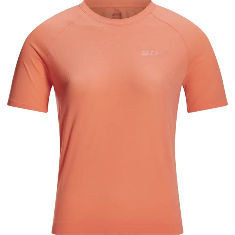 CEP ULTRALIGHT SHORT SLEEVE SHIRT (W) Футболка беговая женская Коралловый