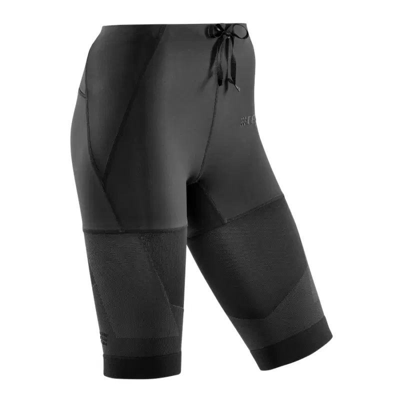 CEP COMPRESSION RUN SHORTS 4.0 (W) Компрессионные шорты для бега женский Черный