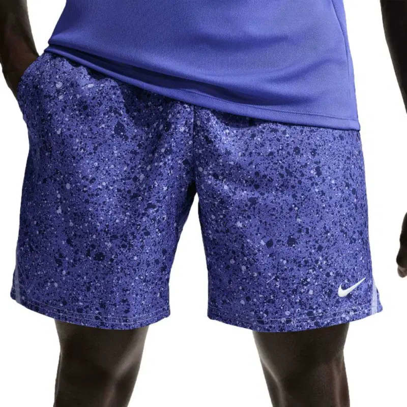 Nike COURT VICTORY AOP 7IN Шорты теннисные Синий
