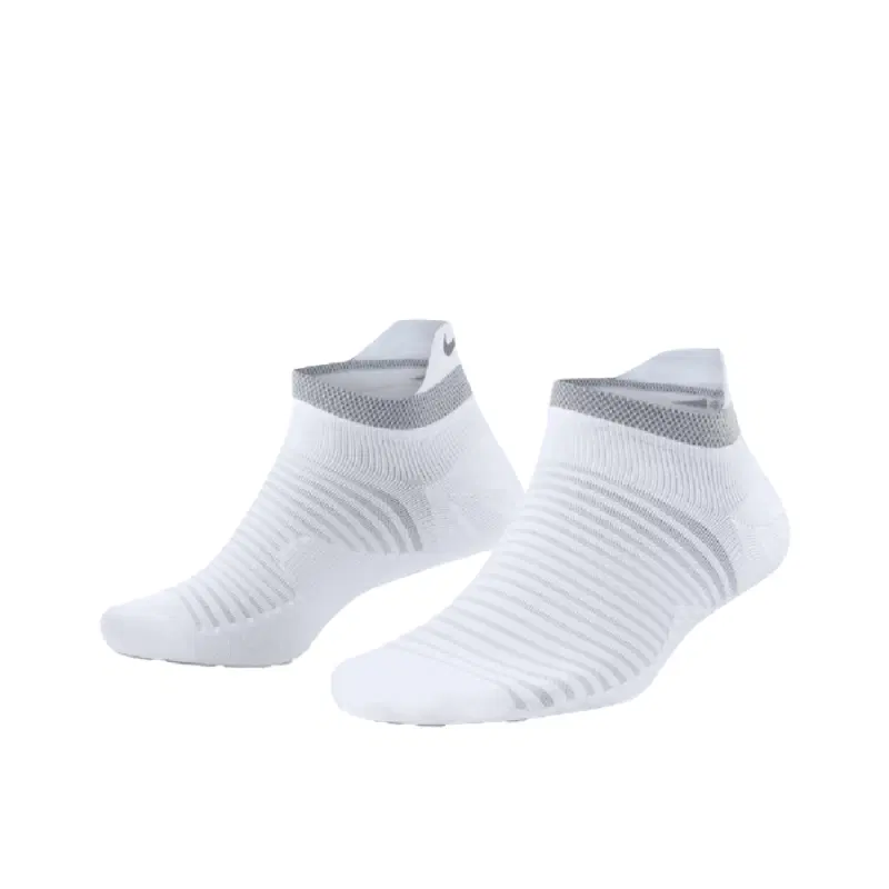 Nike SPARK LIGHTWEIGHT NO-SHOW RUNNING SOCKS Носки беговые Белый/Серый