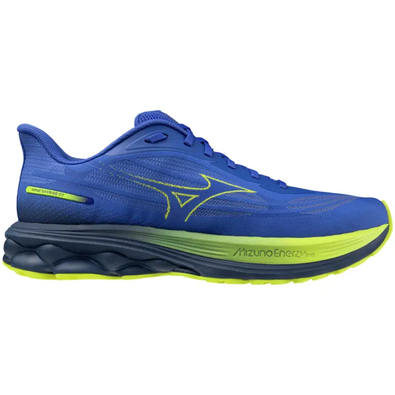 Mizuno WAVE SKYRISE 7 Кроссовки беговые Синий/Салатовый