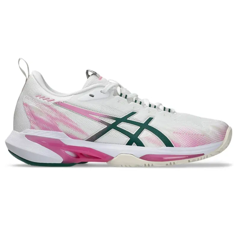 Asics SONICSMASH FF (W) Кроссовки для падела женские Белый/Розовый/Зеленый