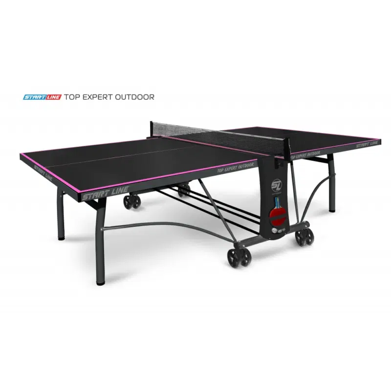 Start Line TOP EXPERT 6 BLACK 6047-7 Теннисный стол всепогодный с сеткой Черный