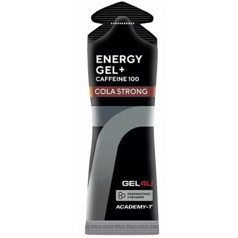 Gel4U ENERGY GEL + COFFEINE 100 Гель энергетический углеводный с кофеином 60 мл Кола