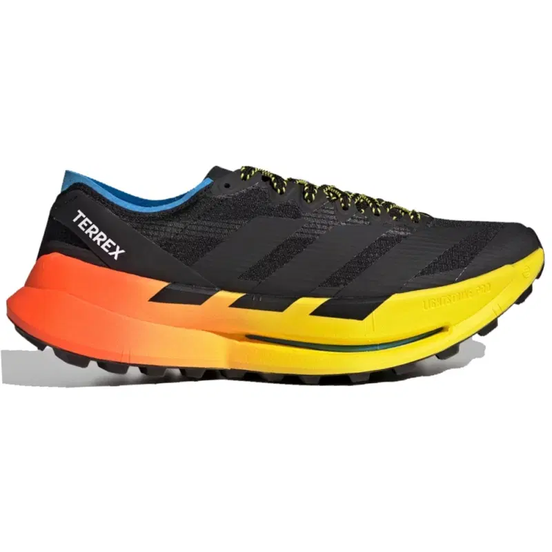 Adidas TERREX AGRAVIC SPEED ULTRA 2 Кроссовки беговые трейловые Черный/Оранжевый/Желтый
