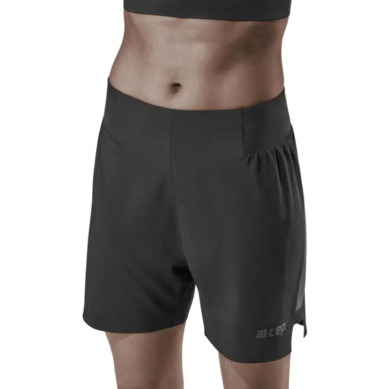 CEP RUN LOOSE FIT SHORTS (W) Шорты спортивные женские Черный/Серый