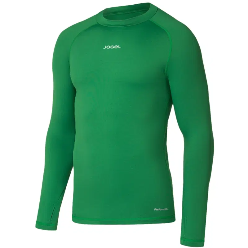 Jogel CAMP 2 PERFORMDRY BASELAYER TOP WARM Футболка компрессионная утепленная с длинным рукавом Зеленый