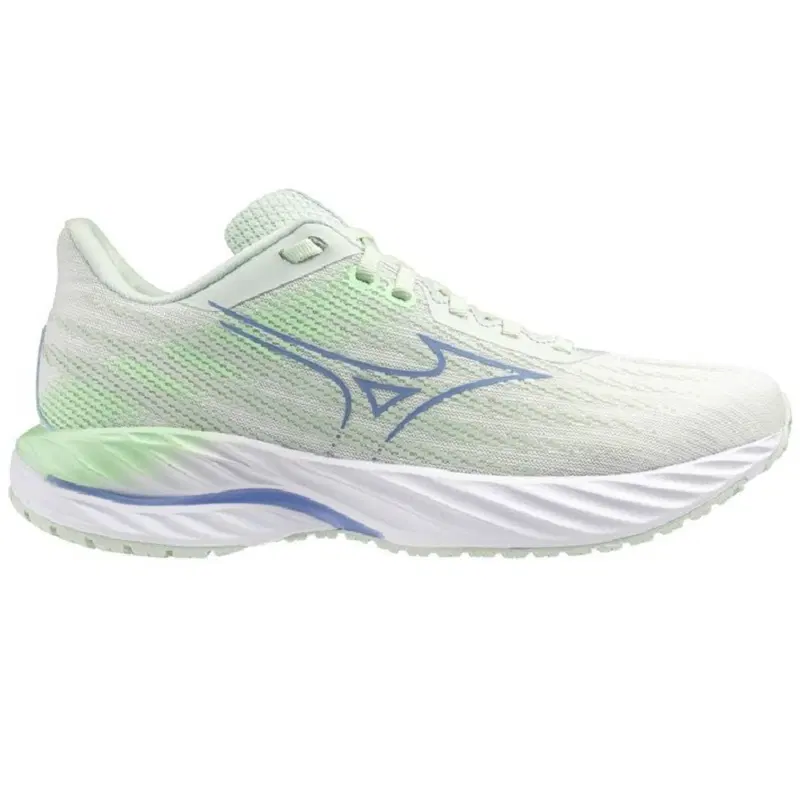 Mizuno WAVE INSPIRE 21 (W) Кроссовки беговые женские Белый/Зеленый