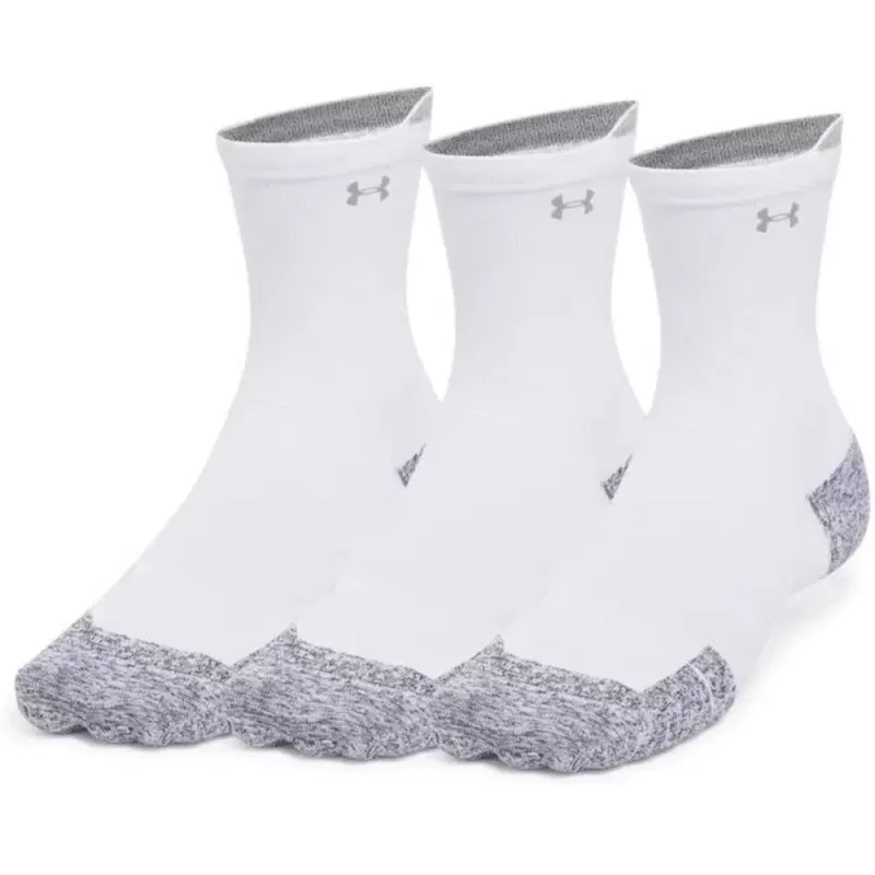 Under Armour ARMOURDRY CUSHION x3 Носки беговые (3 пары) Белый/Серый