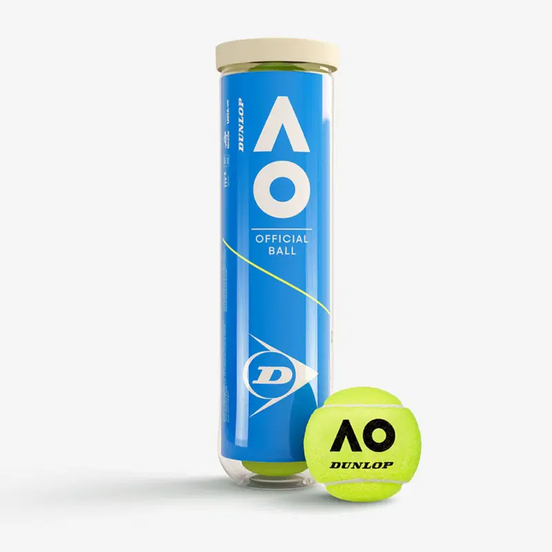 Dunlop AUSTRALIAN OPEN Мячи для большого тенниса (4 шт)