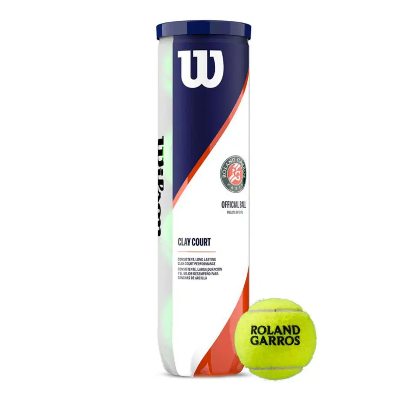 Wilson ROLAND GARROS CLAY COURT Мячи для большого тенниса (4 мяча в тубе)