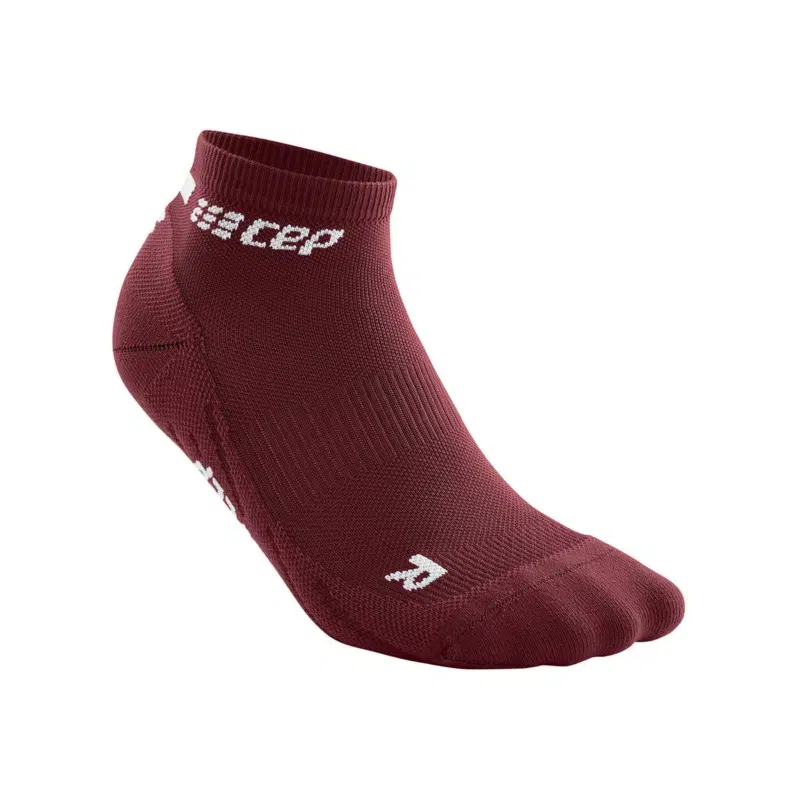 CEP THE RUN LOW CUT SOCKS 4.0 Компрессионные короткие носки Красный/Белый