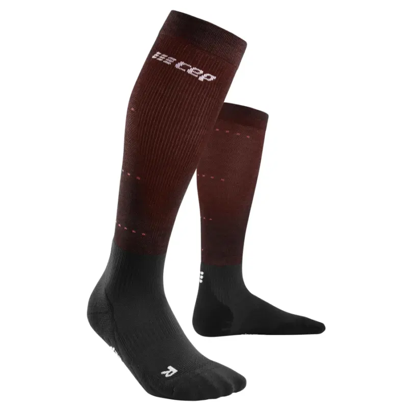 CEP INFRARED RECOVERY COMPRESSION SOCKS Компрессионные гольфы для восстановления Черный/Красный