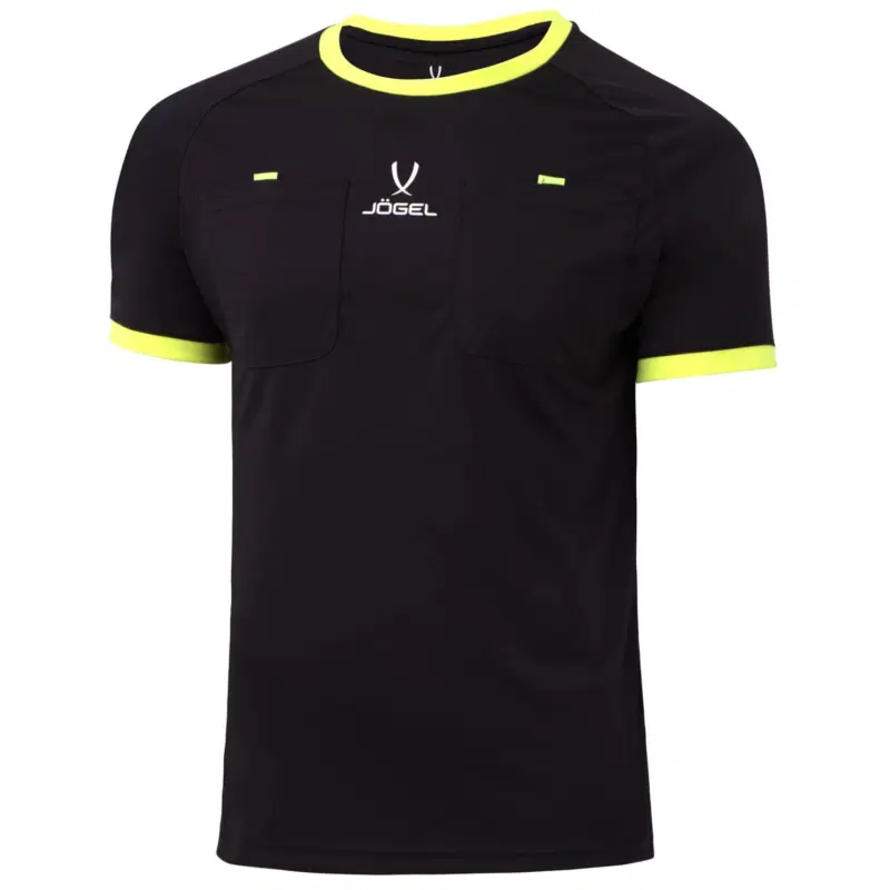 Jogel REFEREE TEE Футболка судейская Черный/Желтый