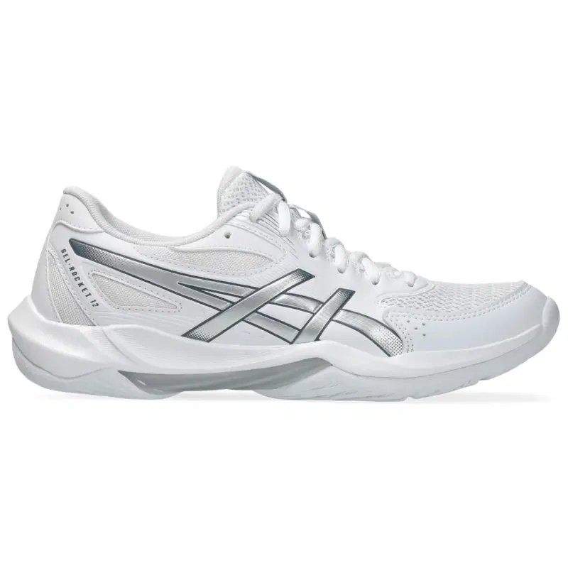 Asics GEL-ROCKET 12 (W) Кроссовки волейбольные женские Белый/Серый