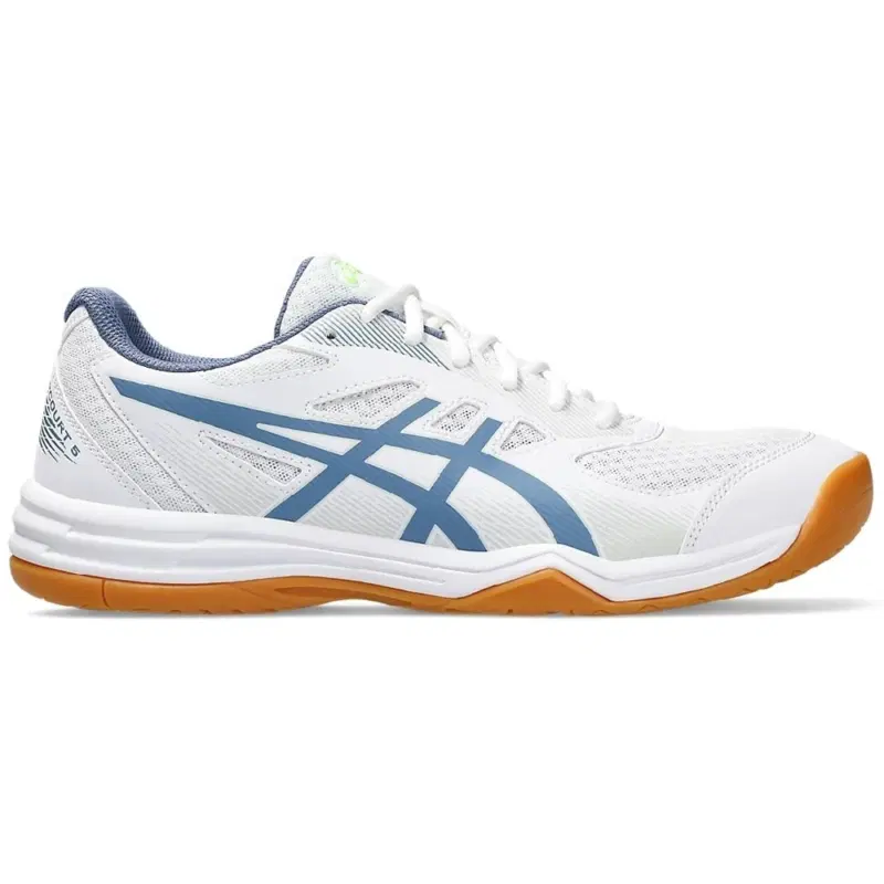 Asics UPCOURT 5 Кроссовки волейбольные Белый/Голубой